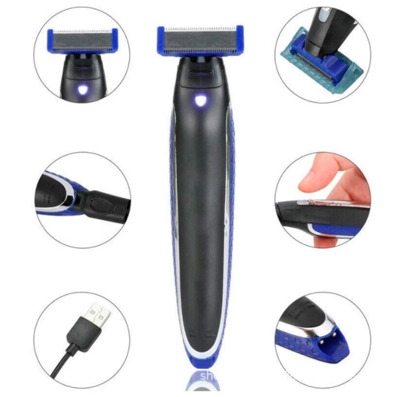 Barbeador Aparador Corporal Masculino Recarregável