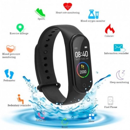 Relógio Pulseira Inteligente Smartwatch Touch Display LED