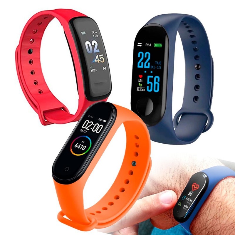 Relógio Pulseira Inteligente Smartwatch Touch Display LED