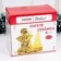 Enfeite Natalino Decorativo Anjo e Árvore C/ Luz 9,7 Cm