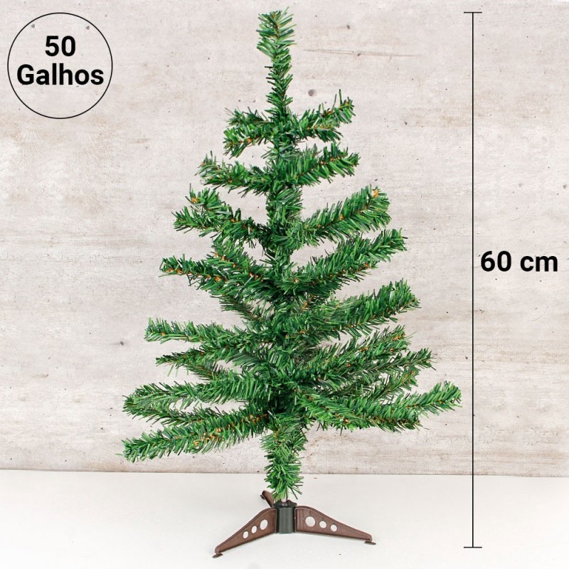 Árvore De Natal Com 50 Galhos 60 Cm Atacado