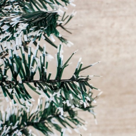 Árvore De Natal Verde Nevada Com 40 Galhos 60 Cm