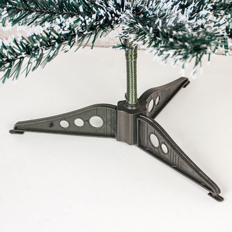 Árvore De Natal Verde Nevada Com 40 Galhos 60 Cm