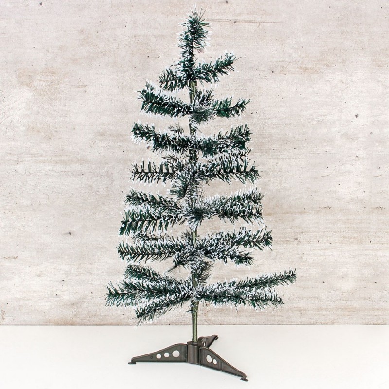Árvore De Natal Verde Nevada Com 40 Galhos 60 Cm