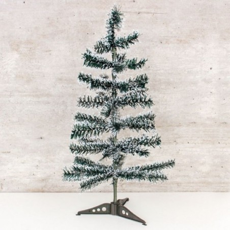 Árvore De Natal Verde Nevada Com 40 Galhos 60 Cm