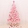 Árvore De Natal Pinheiro Rosa Com 220 Galhos 1,2 Metros
