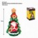 Enfeite Natalino Árvore Natal Papai Noel Com LED 14 cm