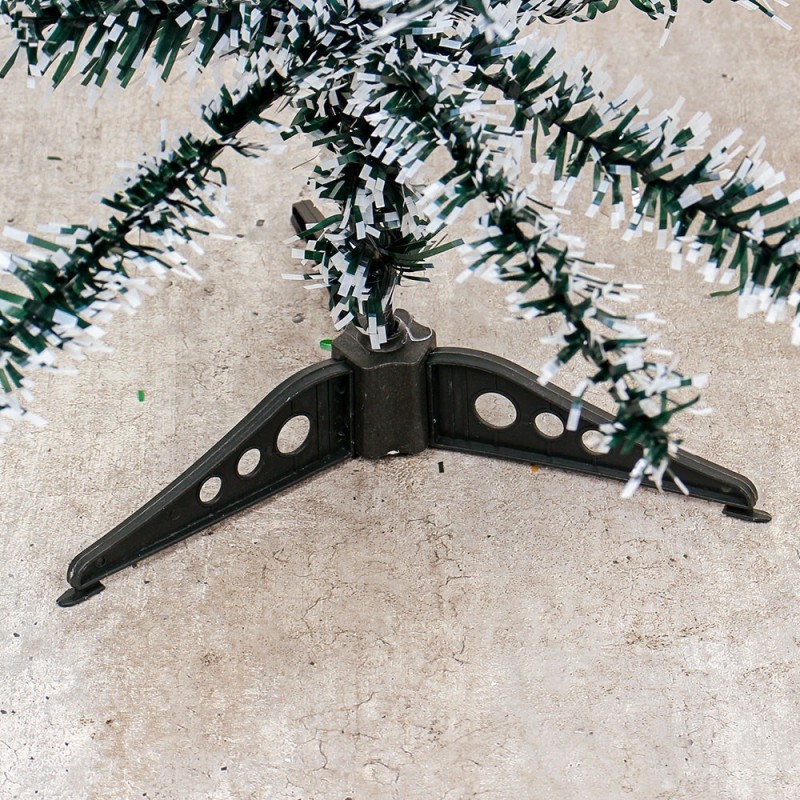 Árvore De Natal Nevada Com 50 Galhos 60 Cm