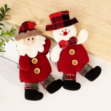 Enfeite De Pendurar Natal Bonecos Sortidos 18 Cm