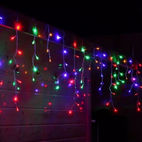 Pisca Pisca Cascata Colorido 200 Lâmpadas Led 127V 3,8M