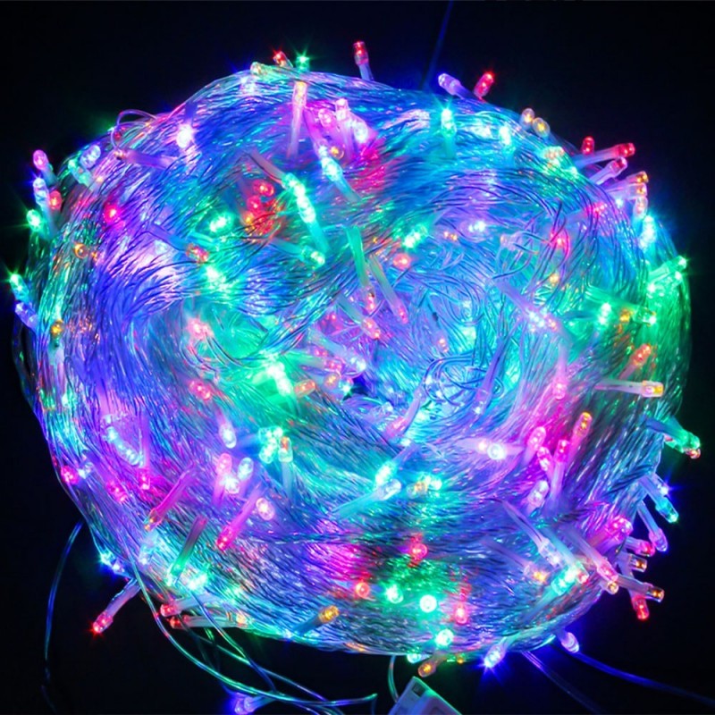 Pisca Pisca Cascata Colorido 200 Lâmpadas Led 127V 3,8M
