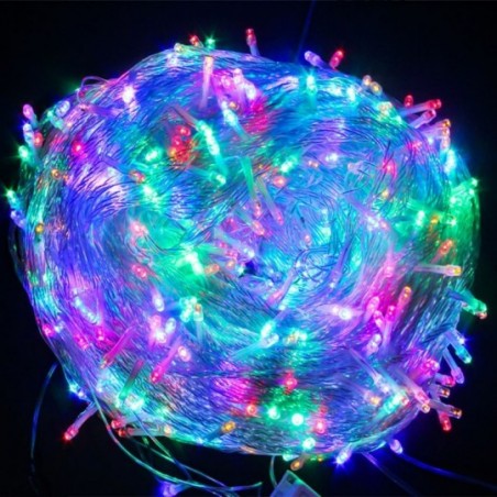 Pisca Pisca Cascata Colorido 200 Lâmpadas Led 127V 3,8M