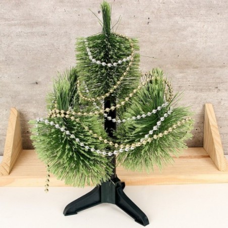 Cordão Enfeite Natal Com Bolinhas Colorido 6mmX1,80m Atacado