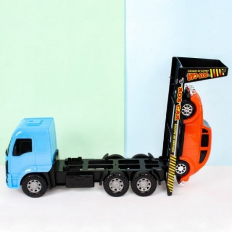 Brinquedo Caminhão Plataforma Socorro C/ Carrinho