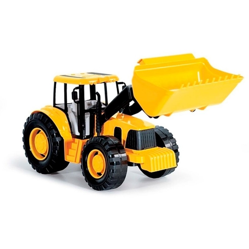 Caminhão Trator Carregadeira Grande C/ Pá Brinquedo Infantil