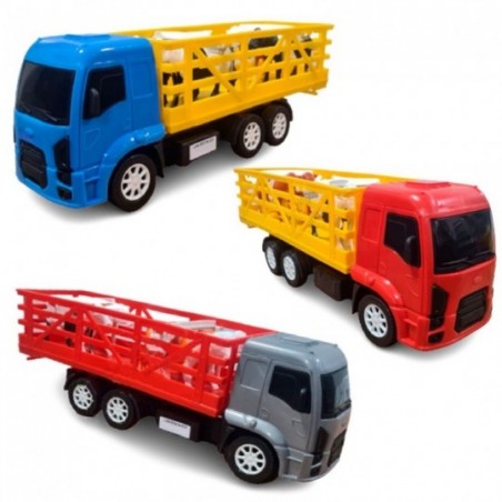 Caminhão Brinquedo Infantil C/ Cavalos Diverplas