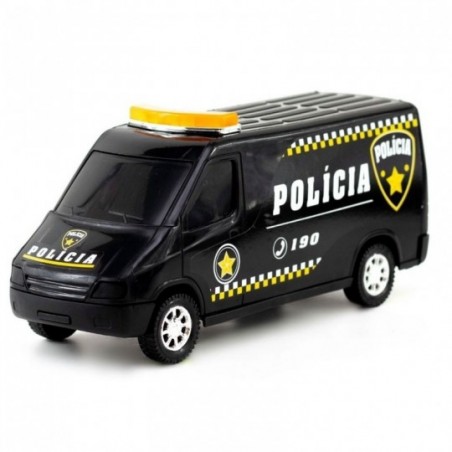 Van Resgate Polícia Ambulância Bombeiro 23 cm Brinquedo Infantil