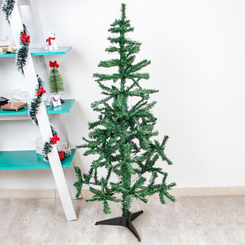 Árvore De Natal Verde Com 220 Galhos 150 Cm