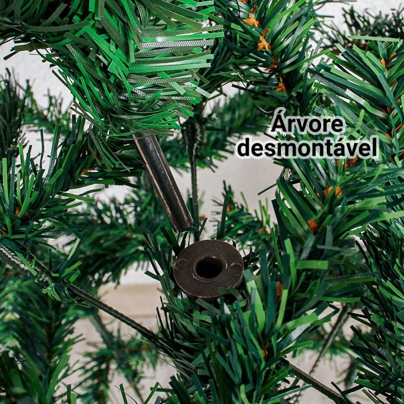 Árvore De Natal Verde Com 220 Galhos 150 Cm