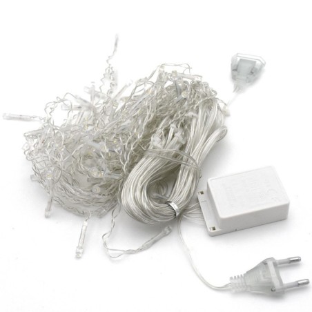 Pisca Pisca Cascata Branco Led 100 Lâmpadas 220V 2 Metros