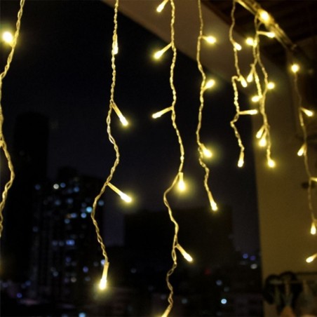 Pisca Pisca Cascata Branco Led 100 Lâmpadas 220V 2 Metros