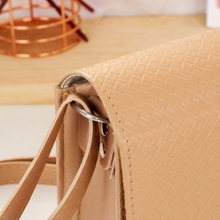 Bolsa Luxo Feminina Estruturada Báu Transversal Em Matelassê