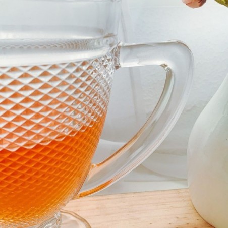 Jarra Em Vidro Vintage 1 Litro Suco Água Fratelli