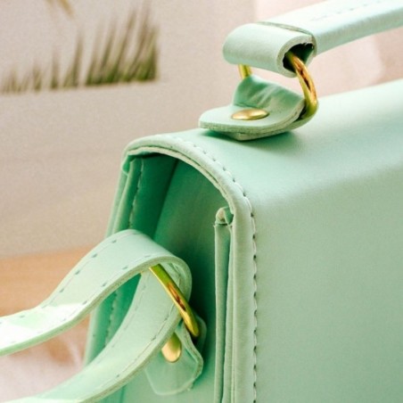 Bolsa Luxo Baú Estruturada Feminina Alto Relevo Alça De Mão