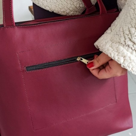 Bolsa Totem De Ombro Feminina Cravejada Tachas Alça Dupla