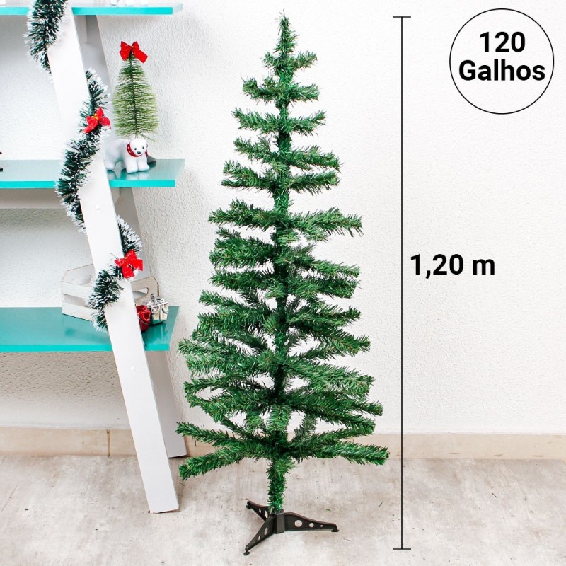 Árvore De Natal Com 120 Galhos 120 Cm Atacado