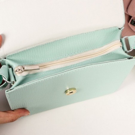 Bolsa Luxo Baú Estruturada Em Alto Relevo Com Fivela