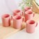 Kit 6 Canecas Lisa Reta De Porcelana Rosa 100Ml Atacado
