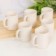 Kit 6 Canecas Reta De Porcelana Lisa Branca 100Ml Atacado