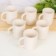 Kit 6 Canecas Reta De Porcelana Lisa Branca 100Ml Atacado