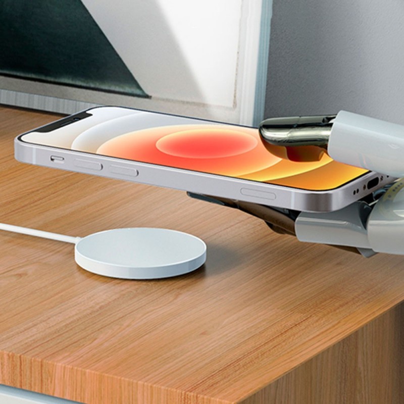 Carregador Por Indução Portátil Wireless Inteligente Magnético
