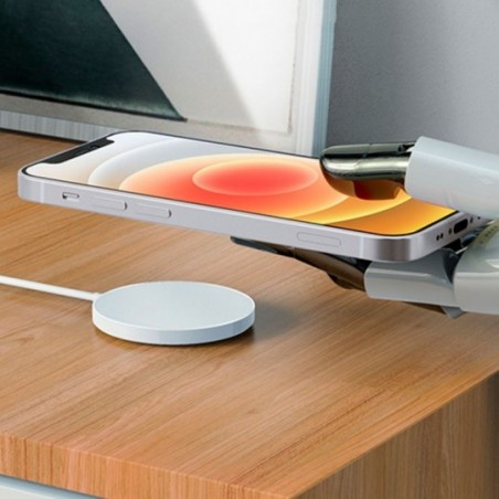 Carregador Por Indução Portátil Wireless Inteligente Magnético