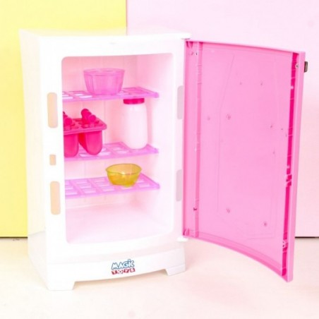 Geladeira Infantil Mágica Brinquedo Infantil C/ Acessórios