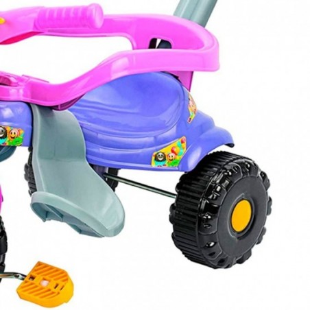Triciclo Passeio Velotrol Infantil Meninas Tico Tico Festa Rosa