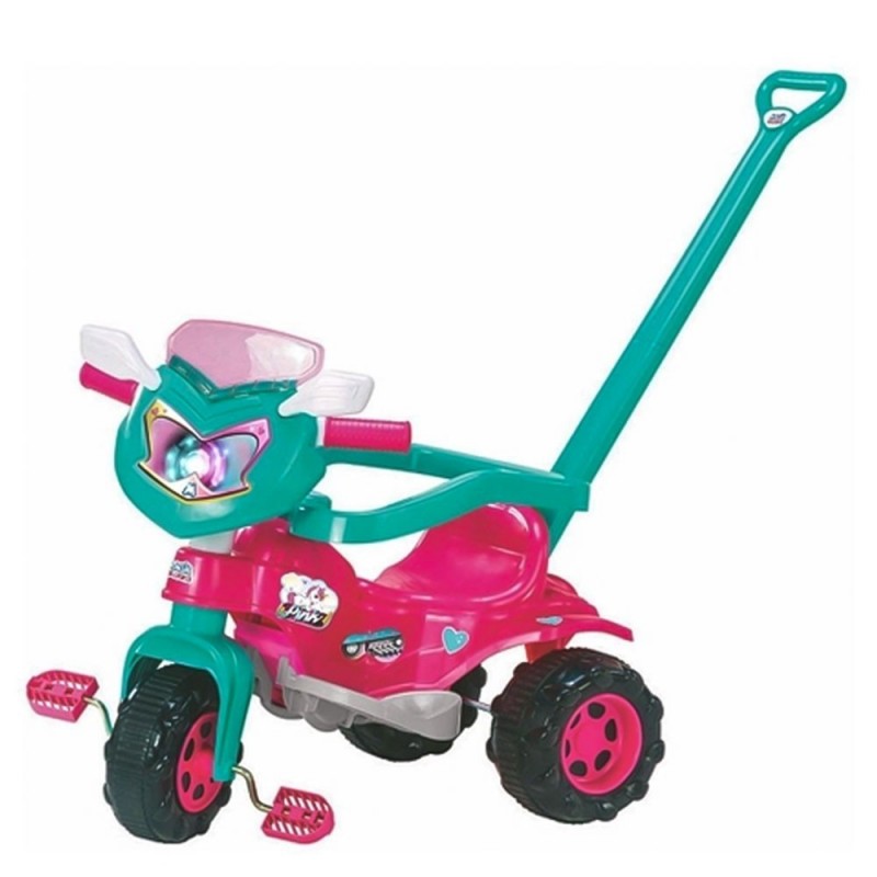 Triciclo Passeio Velotrol Infantil Meninas Tico Tico Unicórnio