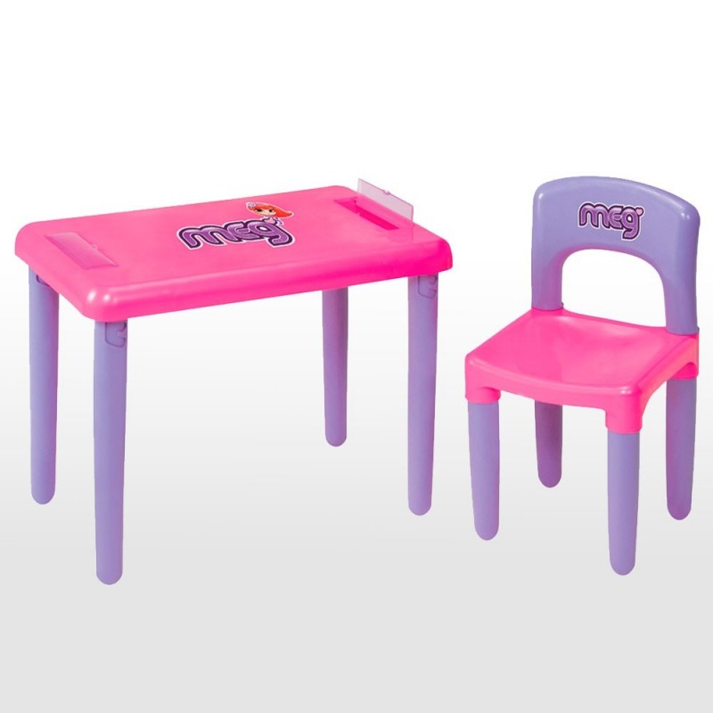 Mesa Infantil Com Cadeira Meg Magic Toys 3 Níveis Altura