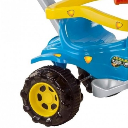 Triciclo Passeio Velotrol Infantil Tico Tico Dino Azul