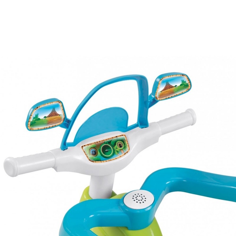 Triciclo Passeio Velotrol Infantil Tico Tico Dino Azul