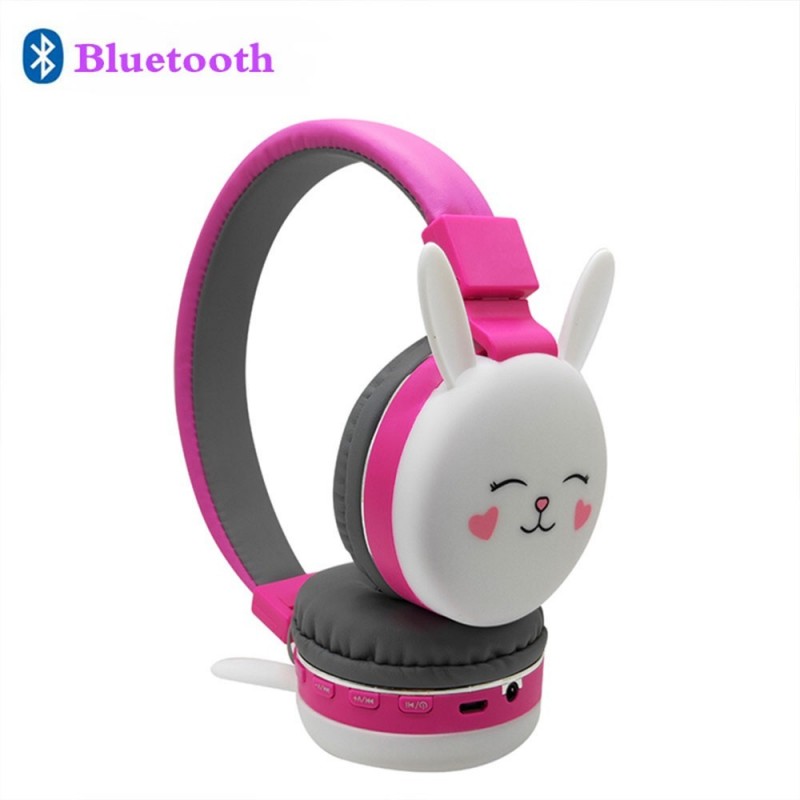 Fone de Ouvido Headphone Infantil Bluetooth Fm SD Bichinhos