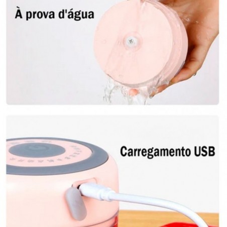 Processador Triturador Alimentos 100Ml Elétrico Recarregável