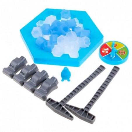 Jogo Infantil Mini Mesa Quebra Gelo Pinguim Numa Fria