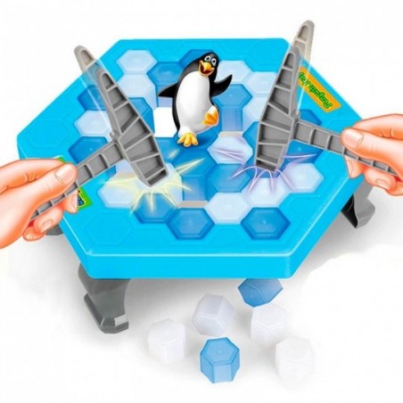Jogo Infantil Mini Mesa Quebra Gelo Pinguim Numa Fria