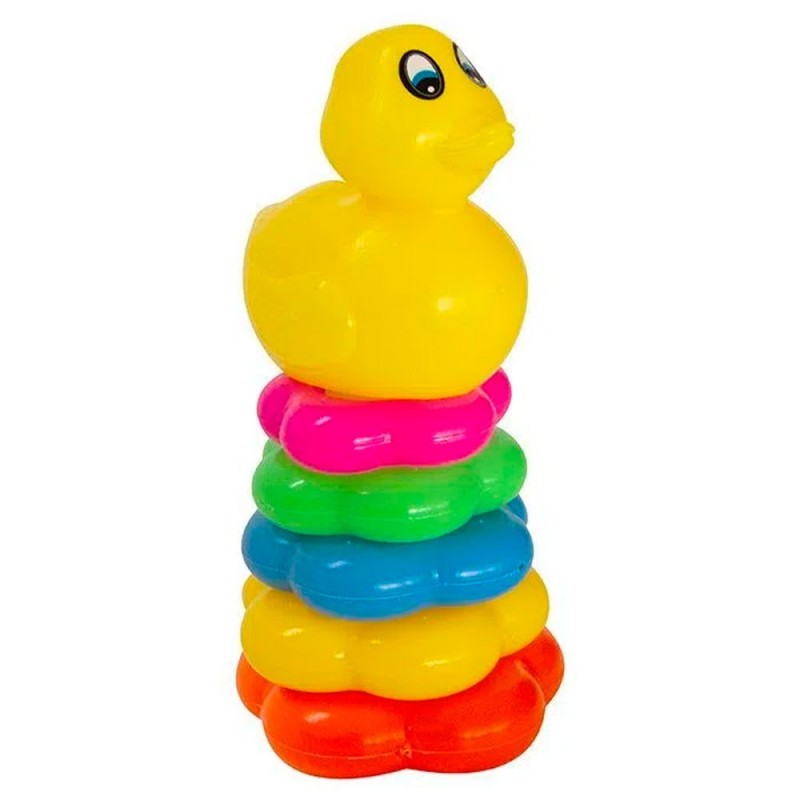 Jogo Argolas Equilibra Patinho Brinquedo Educativo Infantil 