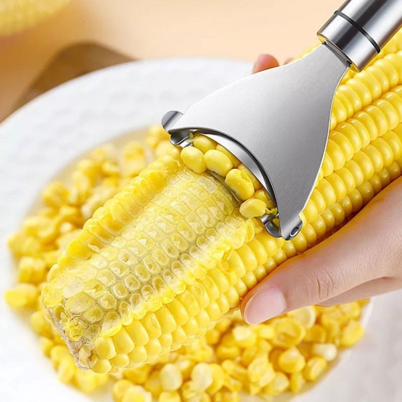 Descascador Fatiador De Alimentos E Abridor Garrafas Aço Inox