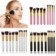 Kit 10 Pincéis De Maquiagem Esfumar Contorno Profissional