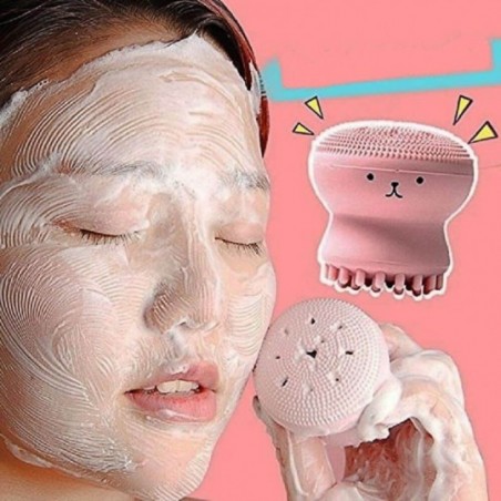 Kit 12 Esponja Facial Esfoliante Limpeza Polvo